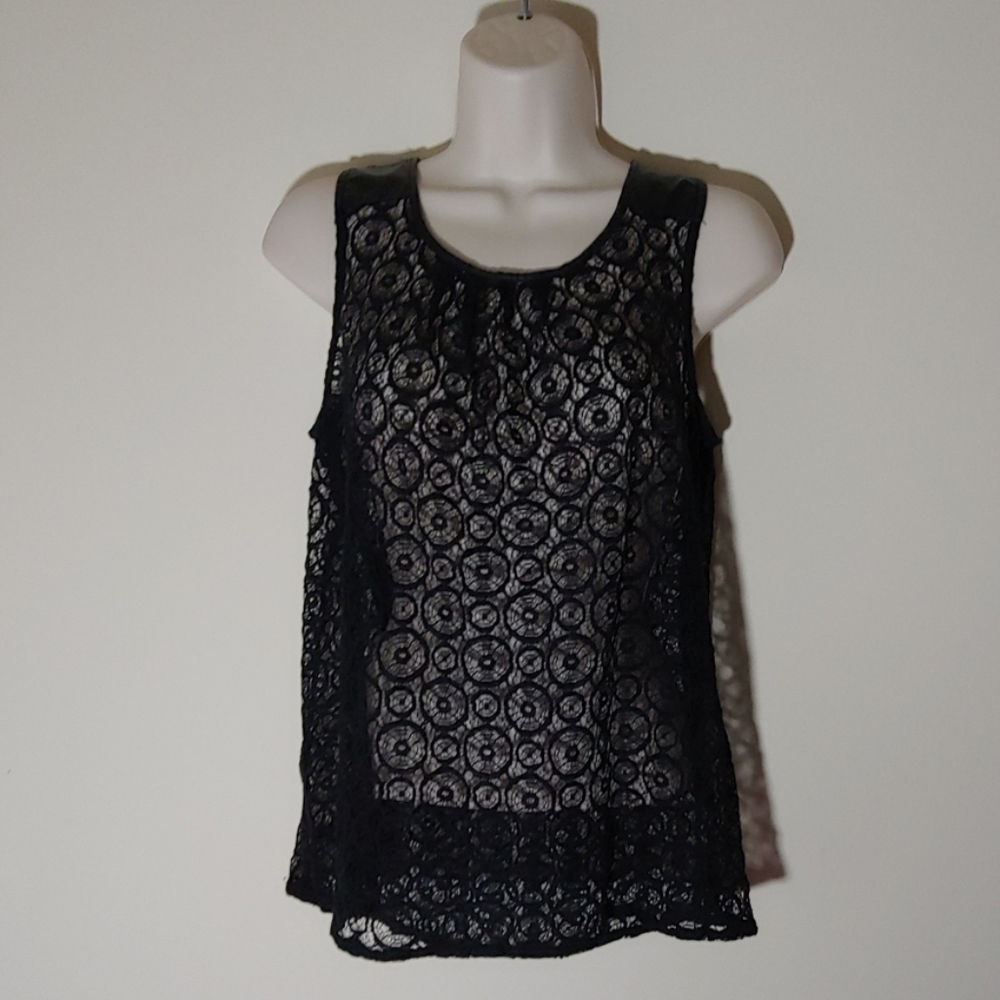 Bobeau Size Medium? Lace Tank Top